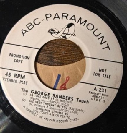 GEORGE SANDERS