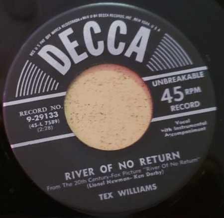 RIVER OF NO RETURN