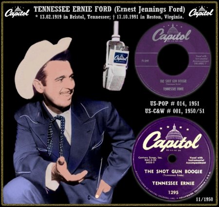 Tennessee Ernie Ford SHOTGUN BOOGIE 2 versch. Pressungen !