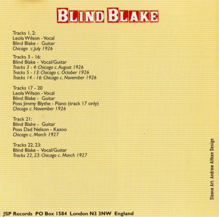 BLIND BLAKE