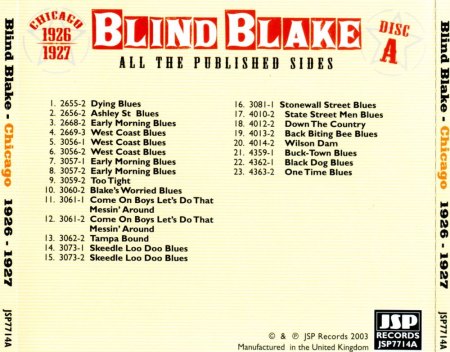 BLIND BLAKE