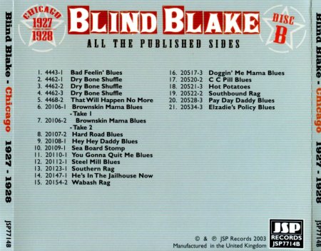 BLIND BLAKE