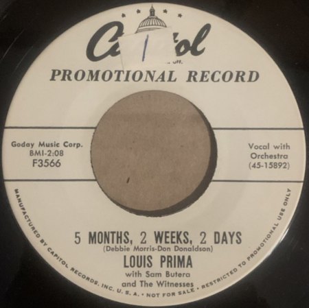 LOUIS PRIMA & KEELY SMITH