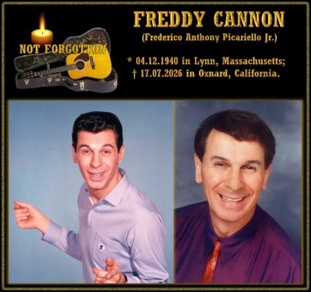 FREDDY CANNON  (1936 - 2026)