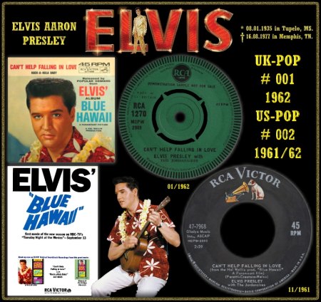ELVIS PRESLEY - CAN'T HELP FALLING IN LOVE