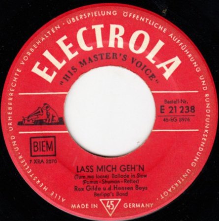 TURN ME LOOSE - Fabian - dt. Rex Gildo