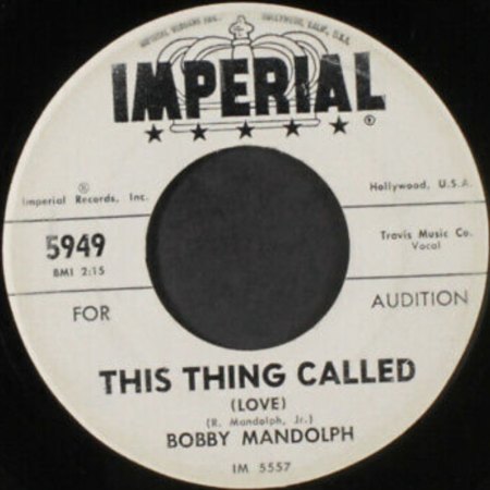 BOBBY MANDOLPH