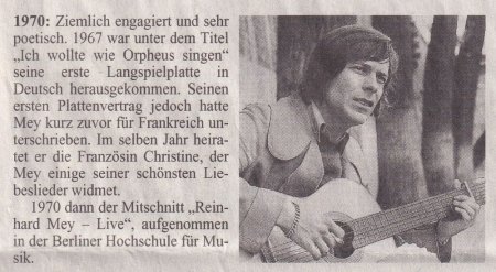 RAINER (REINHARD) MAY