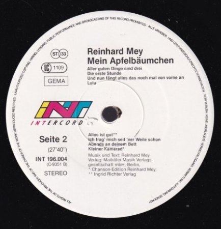 RAINER (REINHARD) MAY