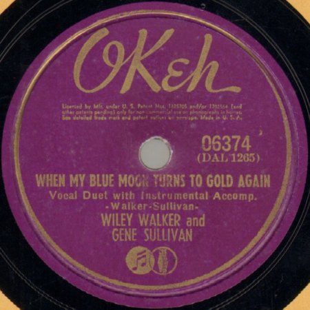 WILEY WALKER AND GENE SULLIVAN