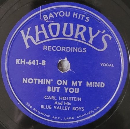 CARL HOLSTEIN