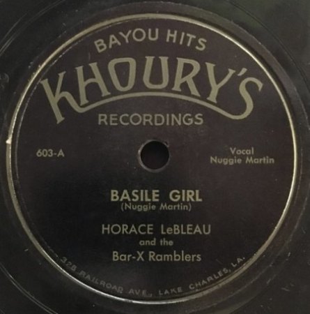 HORACE LeBLEU