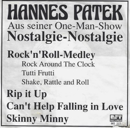 HANNES PATEK