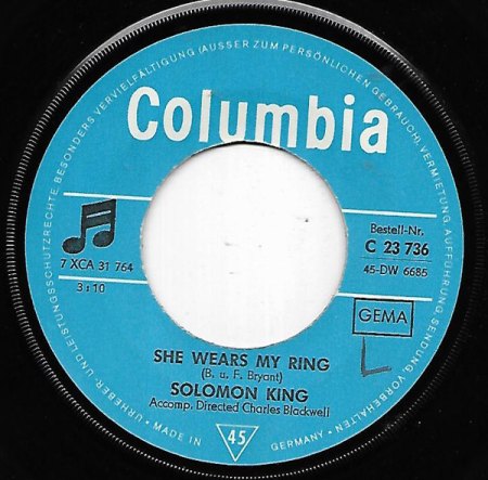 'La Golondrina' alias 'She Wears My Ring'