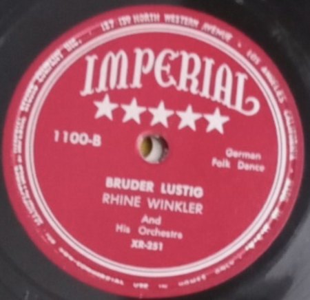 RHINE WINKLER ORCHESTRA