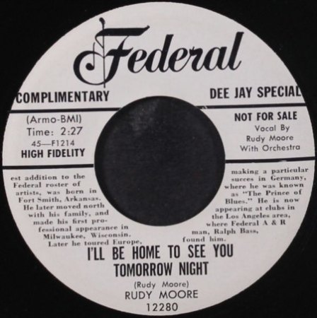 RUDY MOORE  - STEP IT UP AND GO