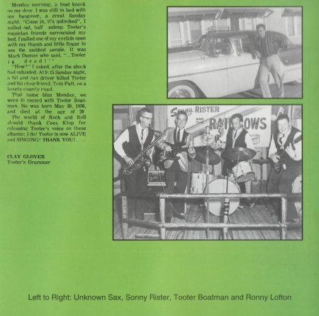 TOOTER BOATMAN and The Chaparrals