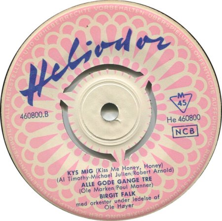 KISS ME, HONEY HONEY, KISS ME - dt. von Will Brandes