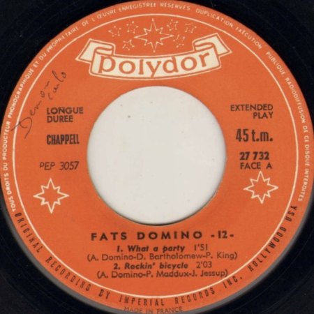 Fats Domino auf Polydor (und London Lateinamerika)