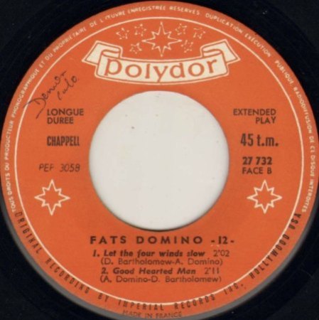 Fats Domino auf Polydor (und London Lateinamerika)