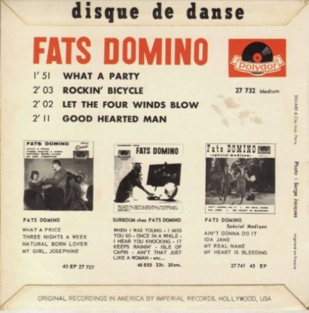 Fats Domino auf Polydor (und London Lateinamerika)
