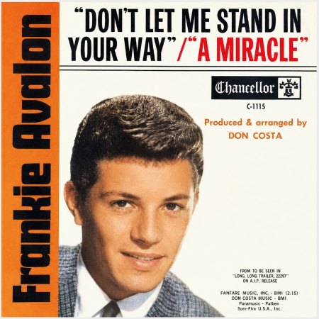 FRANKIE AVALON - HOT 100 - 1962