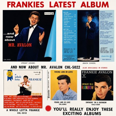 FRANKIE AVALON - HOT 100 - 1962