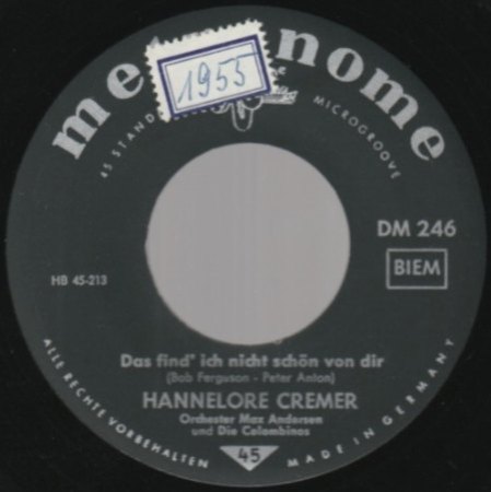 HANNELORE CREMER