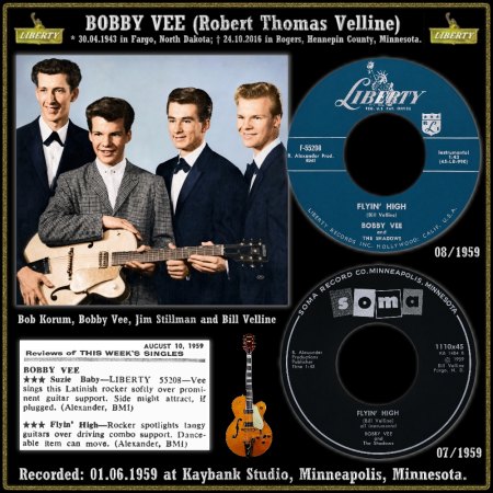 BOBBY VEE - COLLAGEN 1959