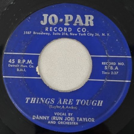 DANNY RUN JOE TAYLOR