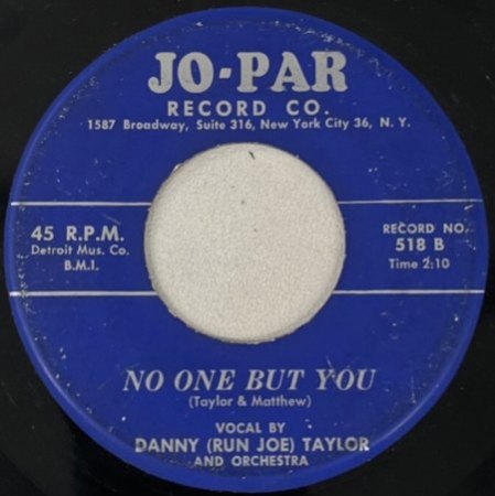 DANNY RUN JOE TAYLOR