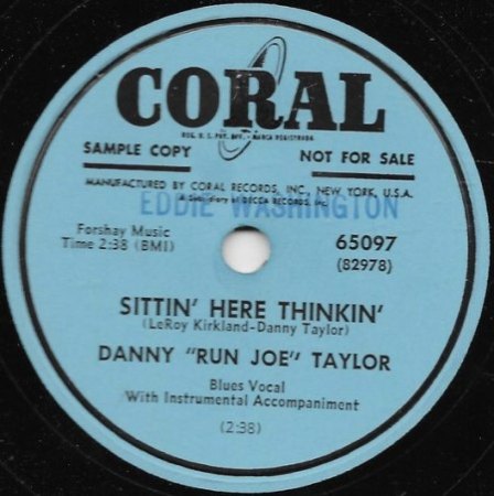 DANNY RUN JOE TAYLOR