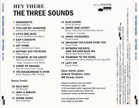 The THREE SOUNDS (Gene Harris, Andrew Simpkins, Bill Dowdy)