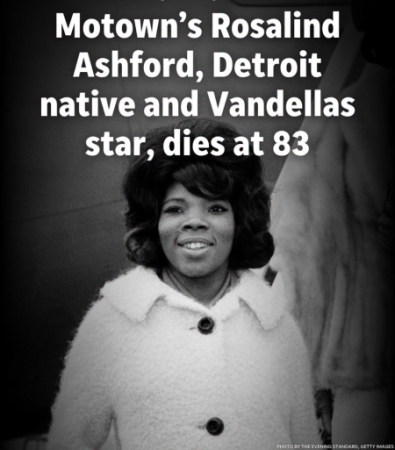 ROSALIND ASHFORD  (1943 - 2026)