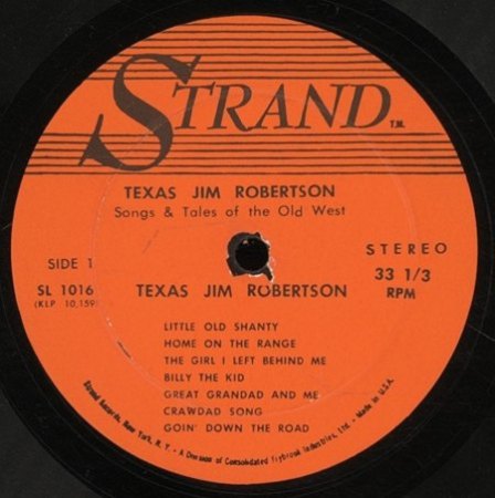 TEXAS JIM ROBERTSON