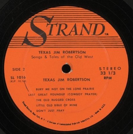 TEXAS JIM ROBERTSON