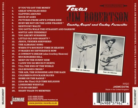 TEXAS JIM ROBERTSON