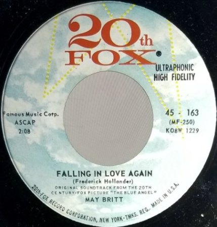 Falling In Love Again (Ich bin von Kopf bis Fuß auf Liebe eingestellt)