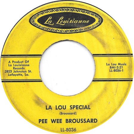 PEE WEE BROUSSARD