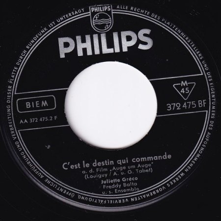 JULIETTE GRECO  (1927 - 2020)