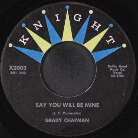 GRADY CHAPMAN
