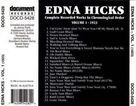 EDNA HICKS