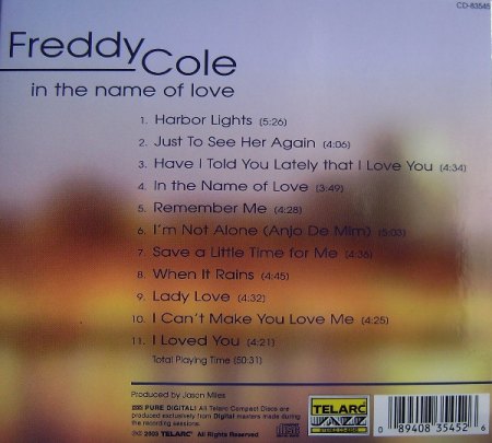 FREDDIE COLE, FREDDY COLE