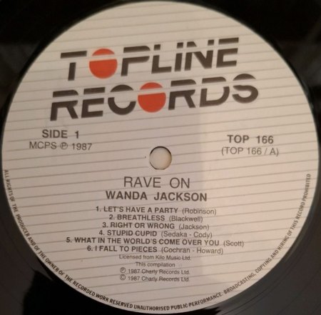 WANDA JACKSON - europäische LPs