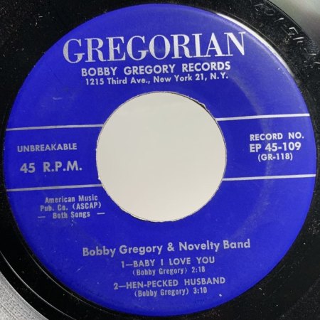 BOBBY GREGORY