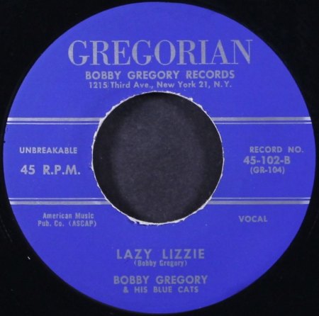 BOBBY GREGORY