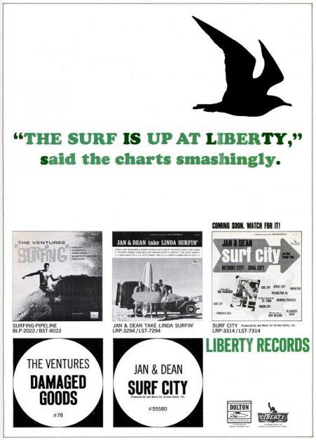 JAN &amp; DEAN - VENTURES - DOLTON LIBERTY RECORDS - 1963-06-29.png
