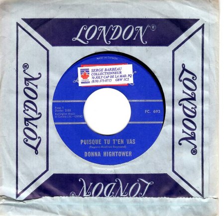 Hightower,Donna40London FC 693 Frankreich puisque Tu t en vas.jpg