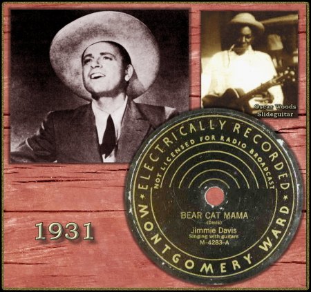 JIMMIE DAVIS WITH OSCAR WOODS - BEAR CAT MAMA (FROM HORNER'S CORNER)_IC#001.jpg