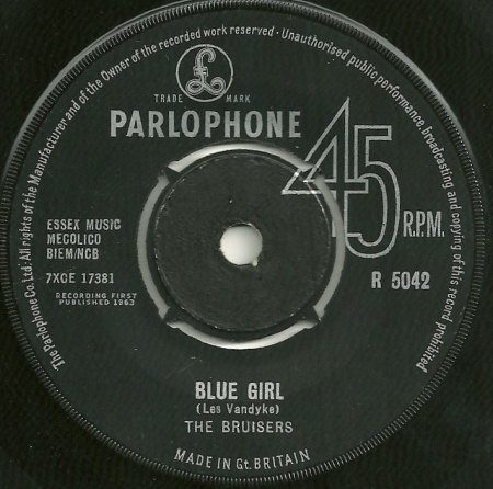 Bruce,Tommy04The Bruisers Blue Girl Parlophone R 5042.jpg